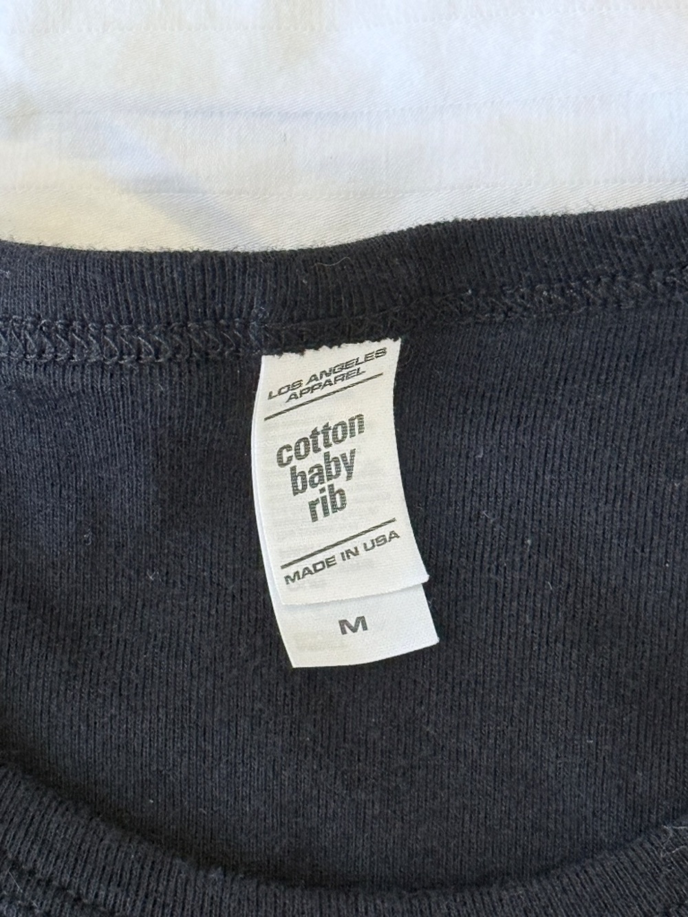 Theta Match Baby Rib Tee Medium - Picture 3 of 5